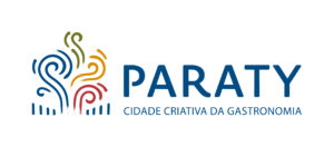 Logotipo horizontal colorido de Paraty