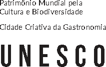 Logo oficial da UNESCO aplicado no projeto Alquimia da Culinária Paraty